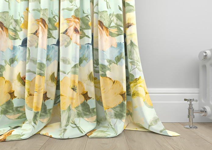 Amelia Faux Silk, Buttercup Mist - Made to Measure Curtain - Image 6